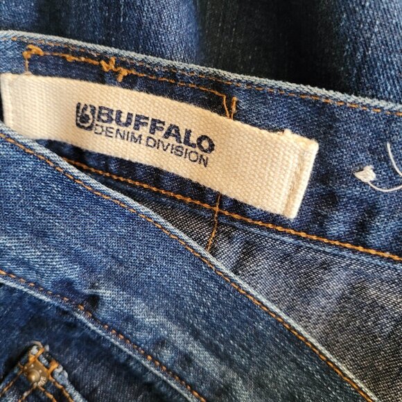 Buffalo David Bitton Jeans Mens 38x34 Blue Vice Low Rise Baggy Stretch - Picture 11 of 12